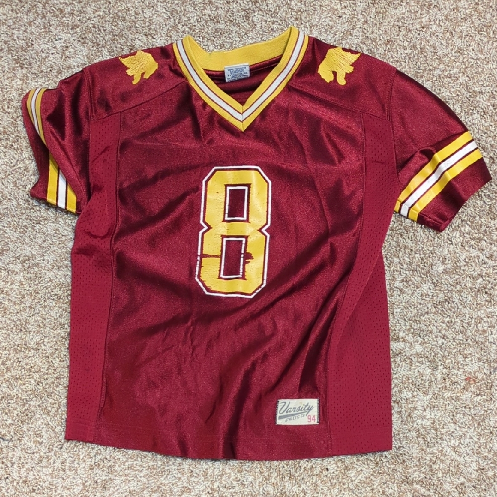 Varsity Kids Burgundy and Gold Jersey